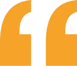 Yellow quote icon